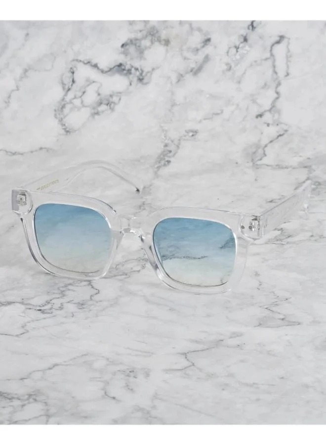  اكسبليست باوتس نظارات شمسية أنيقة للجنسين ويليام كلير بتدرج أزرق