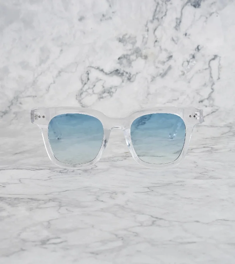 Explicit Poets Explicit Poets Unisex WILLIAM CLEAR Clear - Gradient Blue Stylish Sunglasses, 1EP14