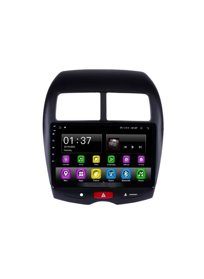 راديو سيارة أندرويد بلوتوث كامل الشاشة للسيارة مع نظام Carplay لسيارة ميتسوبيشي ASX 2013-2018 مشغل وسائط متعدد نظام الملاحة GPS - Image 1