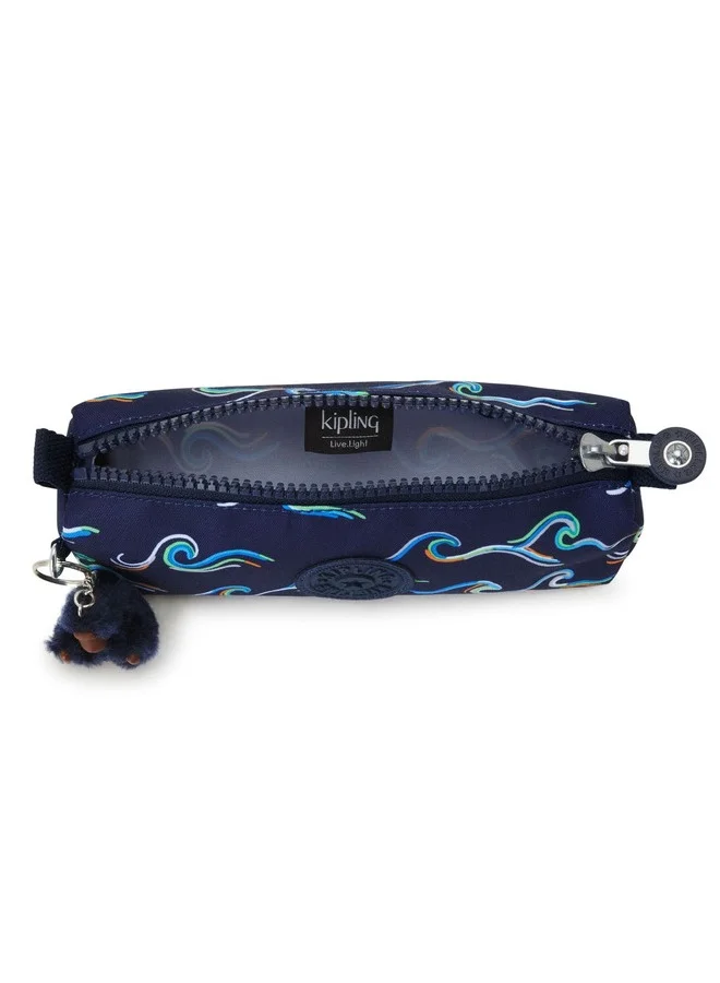 kipling Freedom Fun Ocean Print Medium Pencase