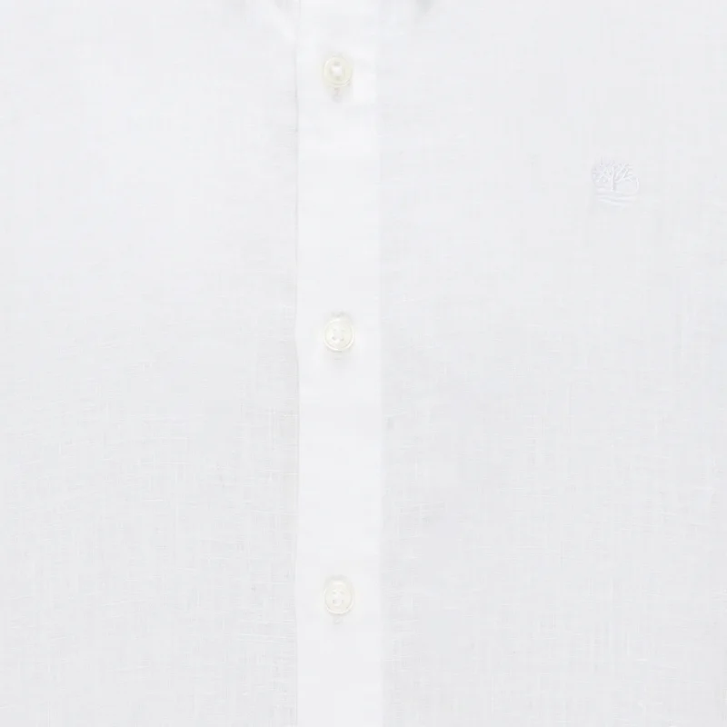 Timberland White Men's Mill Brook Linen Shirt for Men | Best Price UAE