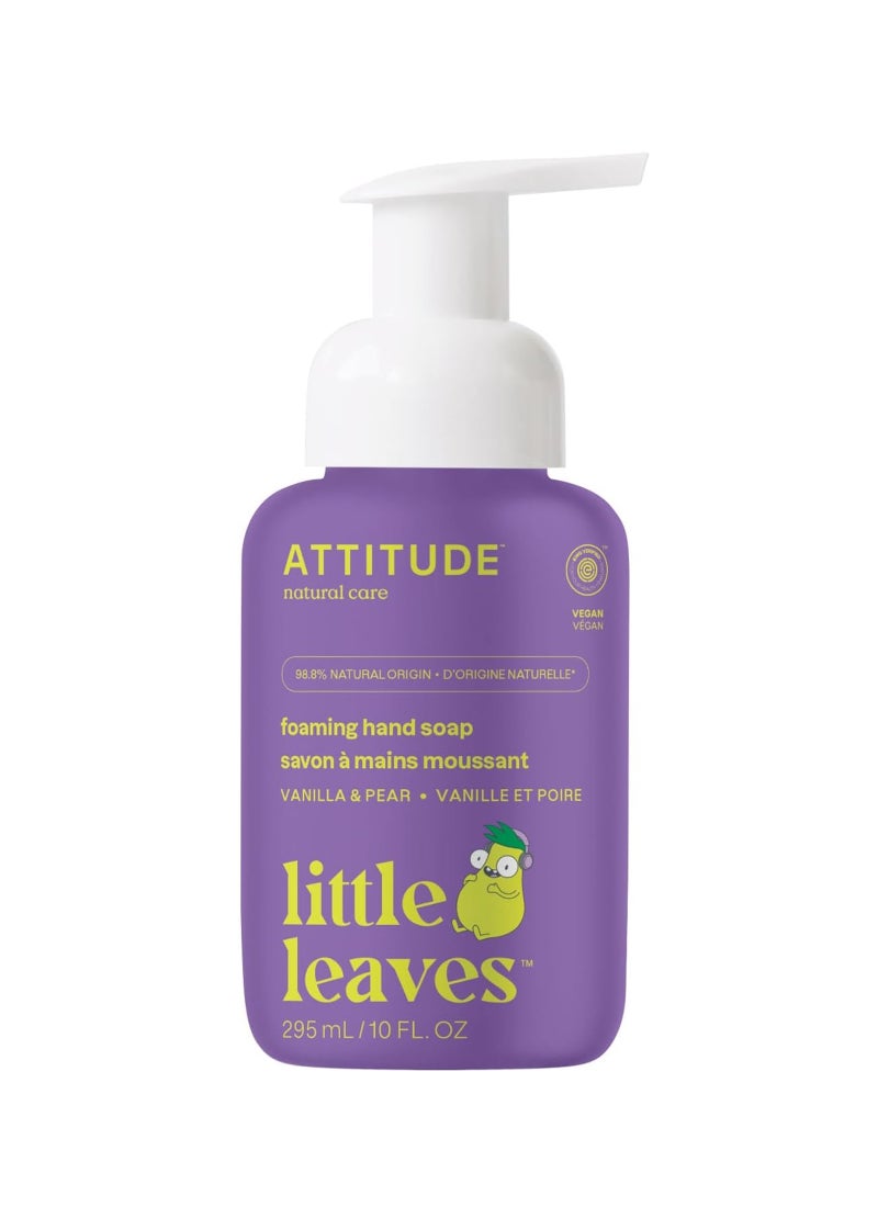 Attitude صابون يد رغوي طبيعي من ليتل ليفز بنكهة الفانيليا والكمثرى - Image 1