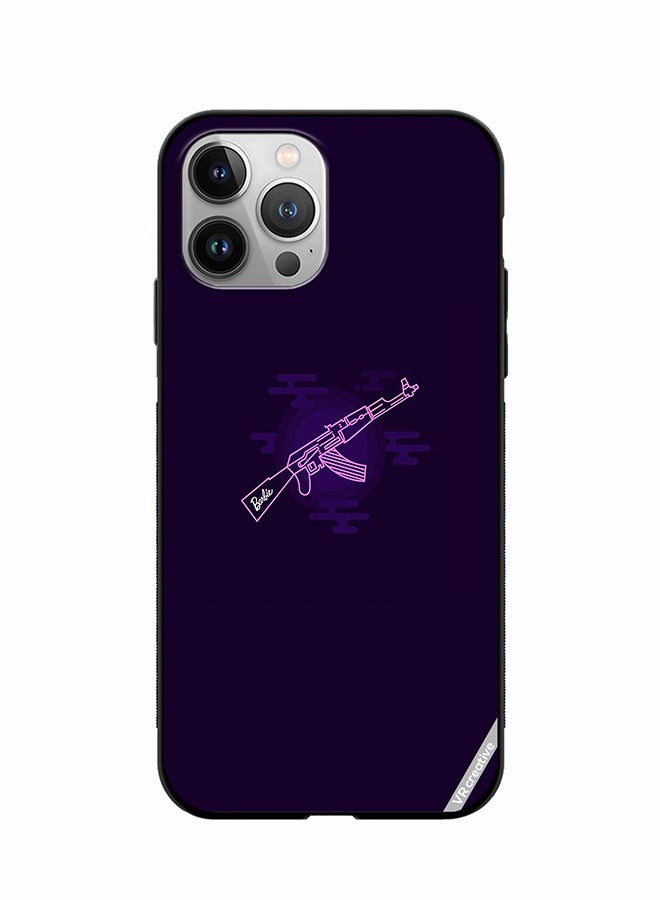 VR CREATIVE Protective Case Cover For Apple iPhone 12 Pro Ak47 Minimal Design Multicolour - Image 1