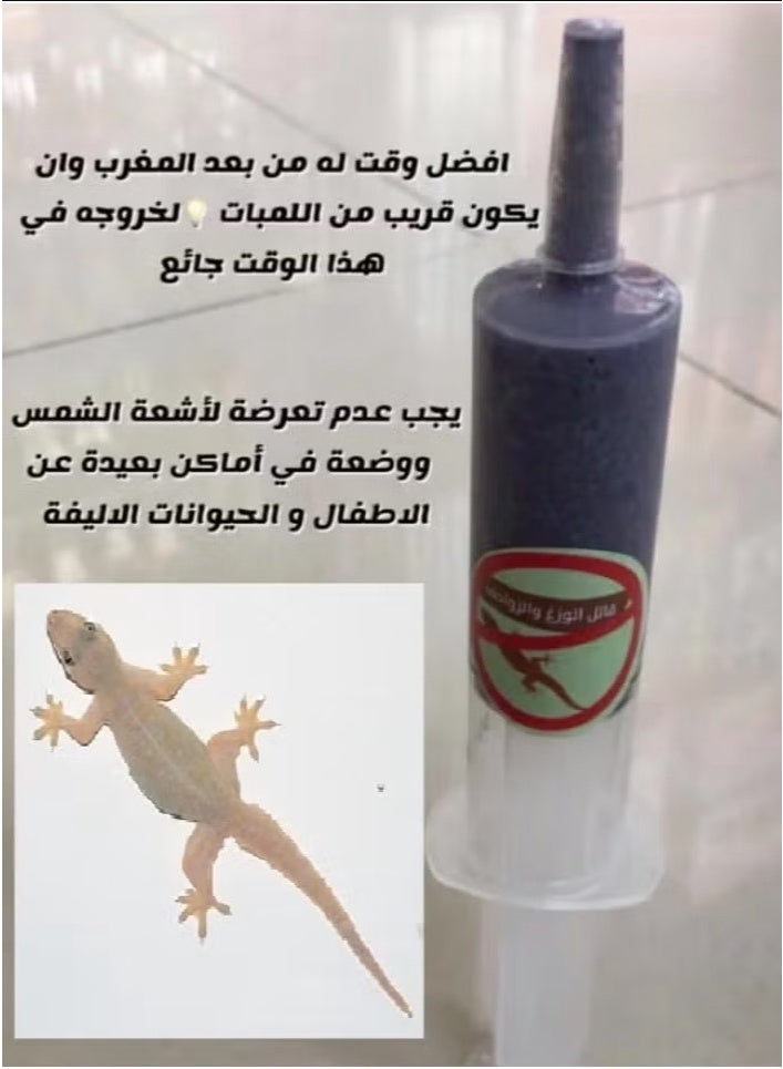 Gecko Repellent Gel - Gecko, Lizard and Cockroach Reptile Killer 10g - Image 2