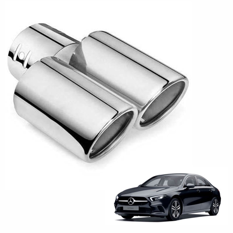 Asryd Dual Silencer Exhaust Tip Pipe Rustproof Stainless Steel Muffler Tail End Outlet 1Pcs For Mercedes-Benz AMG A35 Limousine - Image 3