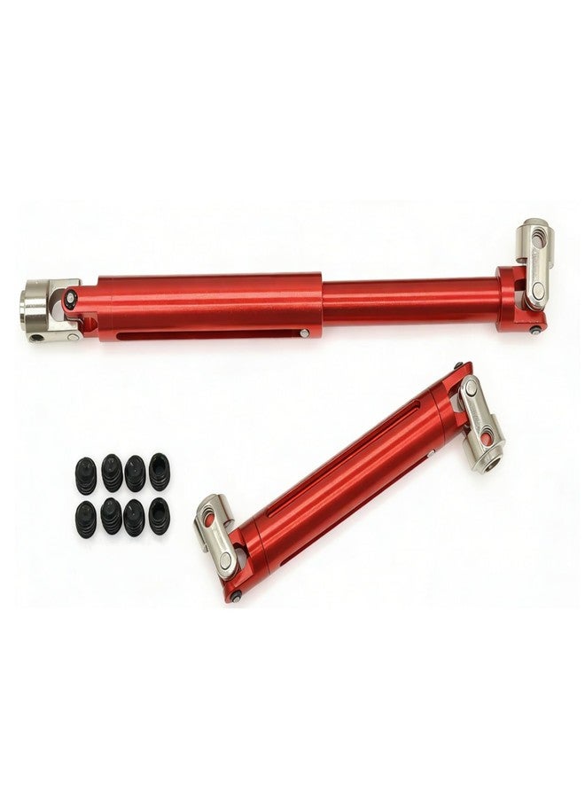AFDHGS 2Pcs Aluminum Driveshafts for Redcat Gen7 Drive Shafts Axles Redcat Everest 10 Redcat Gen7 Pro Sport Upgrades Parts 13819 Red - Image 4