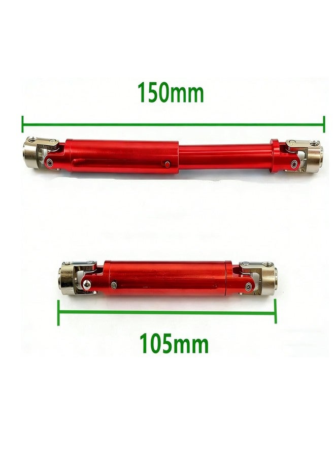 AFDHGS 2Pcs Aluminum Driveshafts for Redcat Gen7 Drive Shafts Axles Redcat Everest 10 Redcat Gen7 Pro Sport Upgrades Parts 13819 Red - Image 2