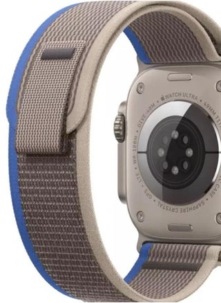 The new Apple Watch bracelet has a wonderful  modern shape  blue color with gray size 49 - pzsku/Z6E42B32716F4A95EF4A0Z/45/_/1712273056/89ec513b-77c9-4f51-89bc-eef6671c069a
