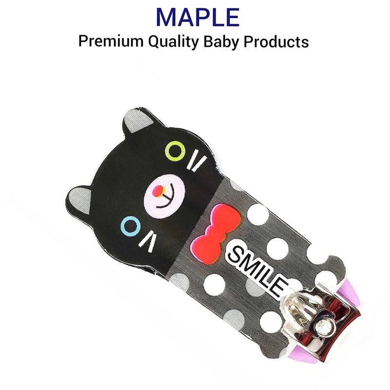 Maple Round Edge Baby Comb Multicolor with Nail Clipper/Cutter (Combo of 4) - Image 5
