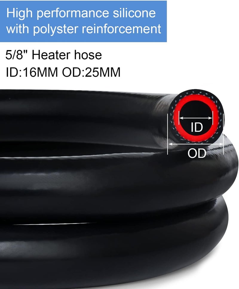 KDP 3/4" x 10FT Silicone Heater Hose - Image 3