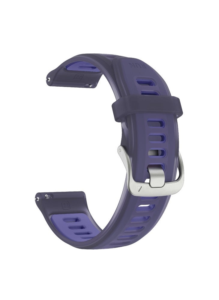 سوار سيليكون شفاف 22 مم لساعة Garmin Forerunner 570 مقاس 47 مم/ساعة Huawei Watch GT 5 Pro مقاس 46 مم/GT 5 مقاس 46 مم - أرجواني - Image 4