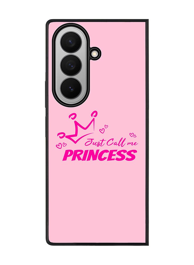 Stylizedd For Samsung Galaxy Z Fold7 Case,Slim fit Camera Protection, Shockproof Thin Phone cover  - Just call me princess