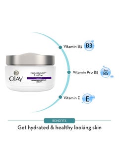 Olay Natural Aura Night Cream |With Vitamin B3, Pro B5, E |50 Gm  - Image 3