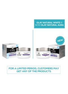 Olay Natural Aura Night Cream |With Vitamin B3, Pro B5, E |50 Gm  - Image 4