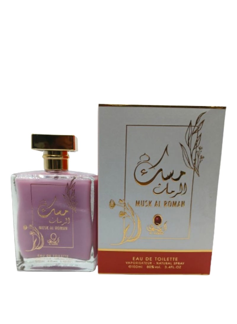 Al Aqeeq Musk Pomegranate Perfume – Long-Lasting Soft Scent for Women – 100ml