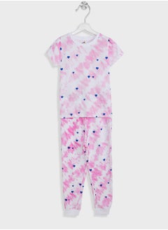 Casual T-Shirt & Joggers Set For Girls