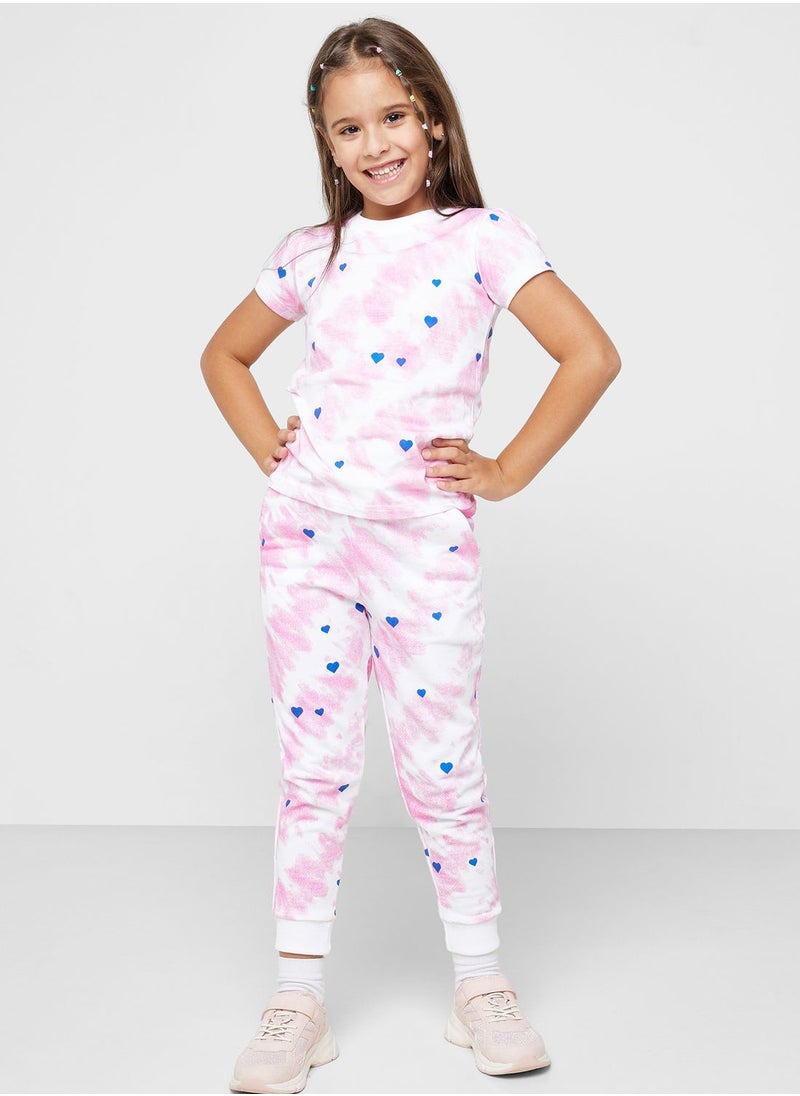 Pinata - Casual T-Shirt & Joggers Set For Girls - Image 1