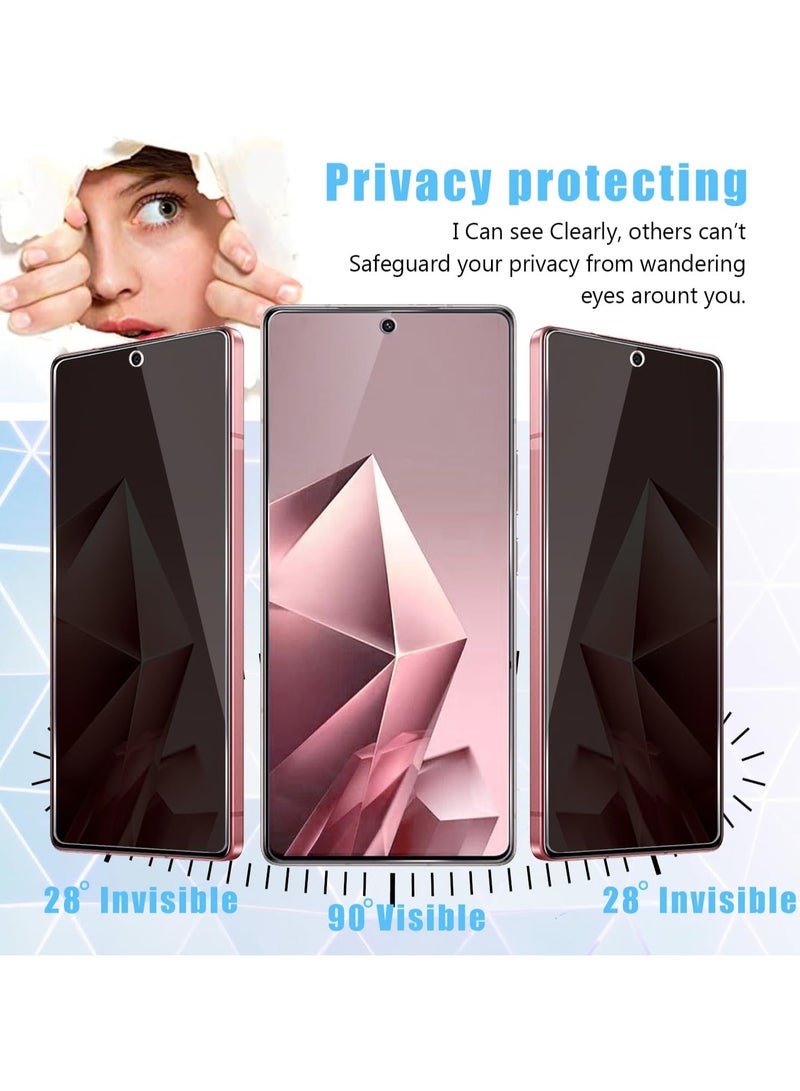 1 Pack for Infinix Note 50X  Privacy Tempered Glass Screen Protector, Anti-Spy 9H Hardness Case Friendly Film  - Image 3