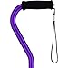 NOVA Heavy Duty Bariatric Walking Cane 500 lb Weight Capacity Lightweight Adjustable Offset Handle Cane with Carrying Strap Purple - Image 4