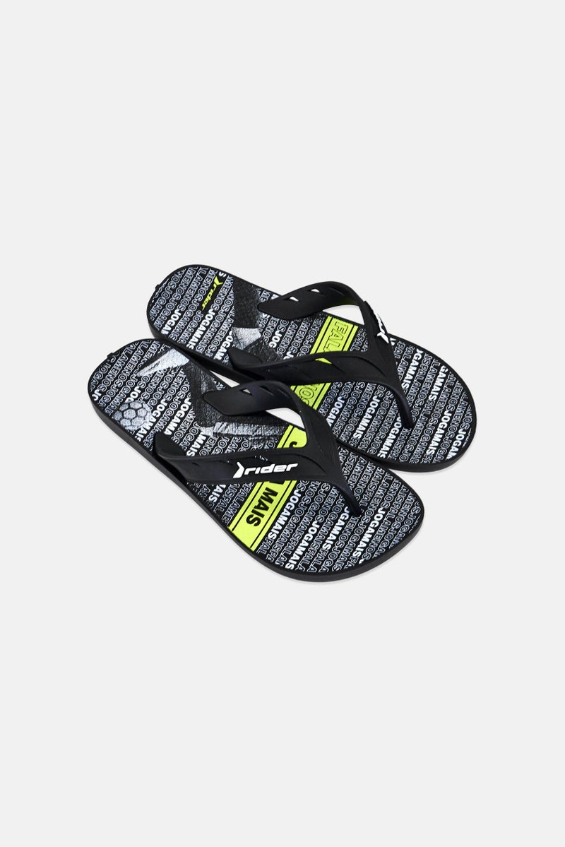 RIDER Kids Boy Rider Street Slip On Slippers, Multicolor - Image 3