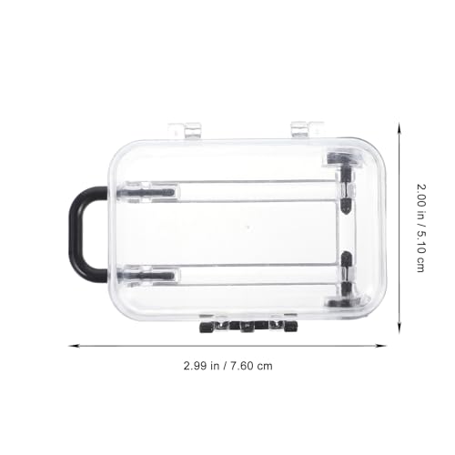 HOMSFOU Mini Suitcase Favor Box 12pcs Mini Luggage Travel Suitcase Candy Box Clear Plastic Rolling Trolley Case Jewelry Storage Holder for Wedding Birthday Black (3" x 2") - Image 2
