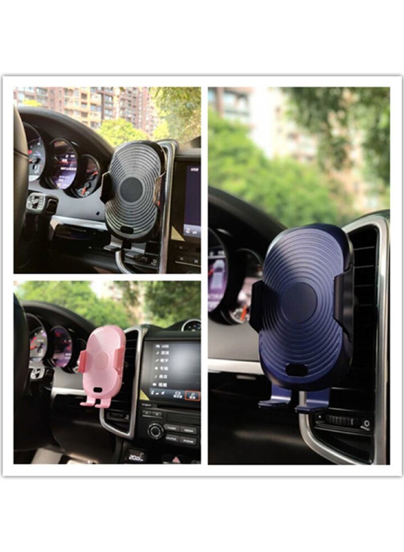 كابتن تيك شاحن سيارة لاسلكي يعمل بالأشعة تحت الحمراء، تحويل التردد الذكي، مخرج هواء، حامل هاتف محمول، حامل هاتف، مشبك دعم مناسب للشحن اللاسلكي للهواتف المحمولة - Image 3