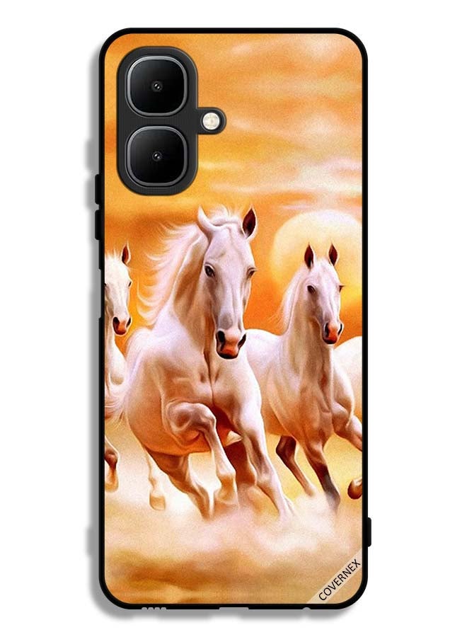 Covernex Tecno Pop 10 Protective Case Cover Horses Running