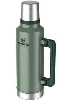 Legendary Classic Vacuum Insulated Bottle 1.9L – Leakproof, Durable Stainless Steel Thermos with Lid and Cup, Keeps Beverages Hot or Cold for Extended Periods | Perfect for Camping, Hiking, Everyday Use – Green