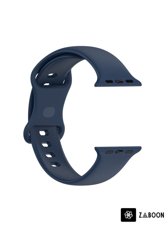 Zaboon Silicone Watch Band, Size: Small Code  Apple Watch Series 8&7 41mm / SE 2&6&SE&5&4 40mm / 3&2&1 38mm - Image 3