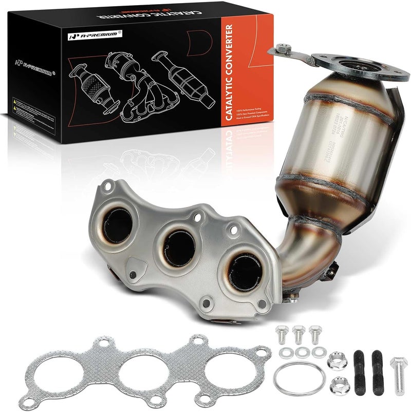 A-Premium Exhaust Manifold Catalytic Converter with Gasket Kit - Image 1