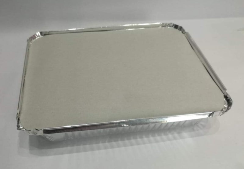 Aluminium Foil Plates deep 30 cm With Cover / 10 pieces