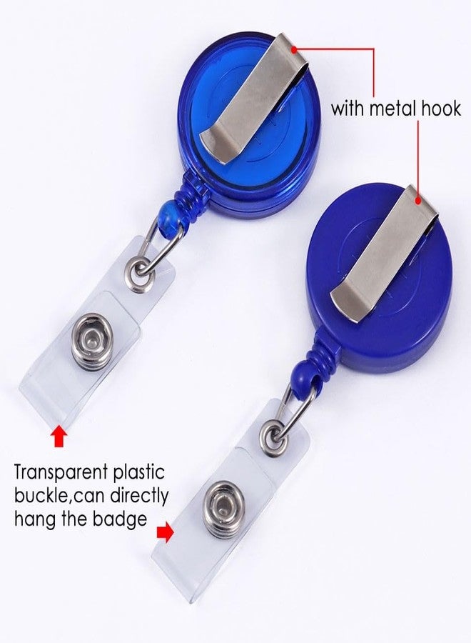 ANG Retractable Reel Pull Key ID Name Card Badge Tag Clip Holder[Set of 20] - Image 4