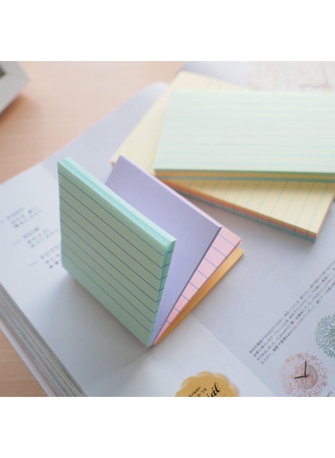Stickn Magic Sticky Notes Memo Pads 76*76mm فلورسنت 4 ألوان 100 ورقة/كتاب 31101 - Image 5