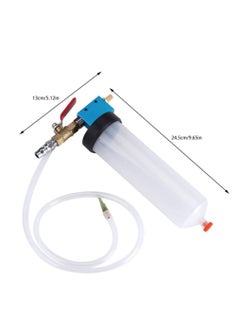 SYOSI Auto Car Brake Fluid Oil Change Replacement Tool Metal White Automotive Pump Bleeder Emptying Drain Kit(9.65 x 5.12in)  - Image 5