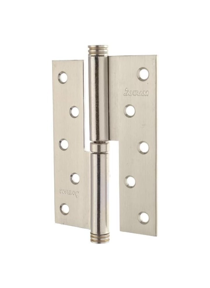 Silver Door Hinge Set 2 Hinge High Quality 6 Inch  - Image 2