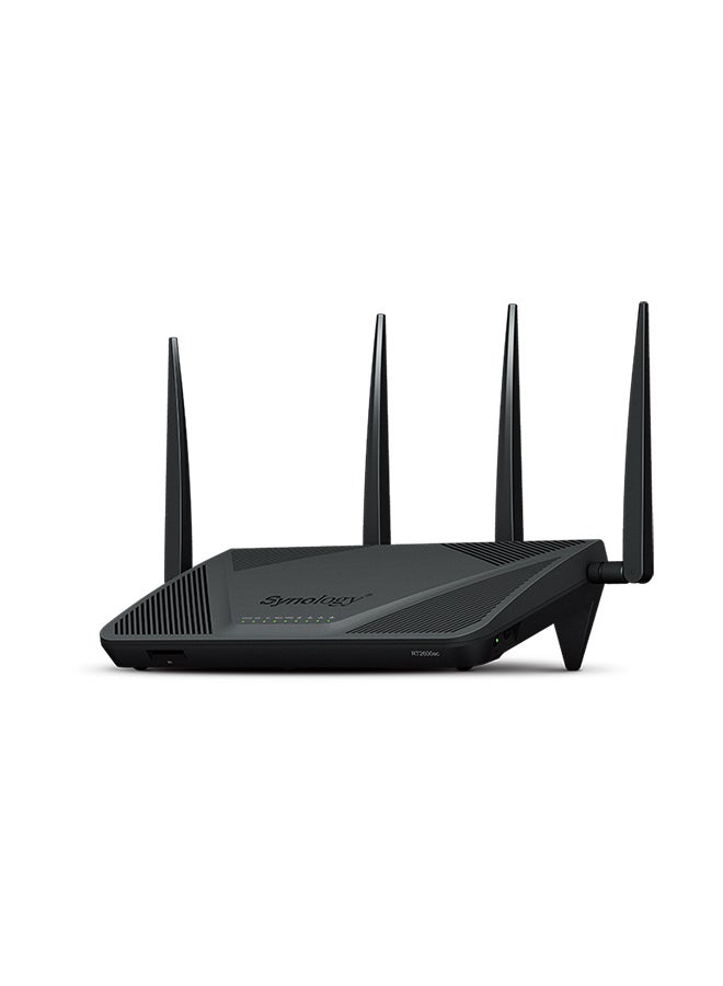 Synology RT2600ac Wireless Mesh Router Black - Image 1