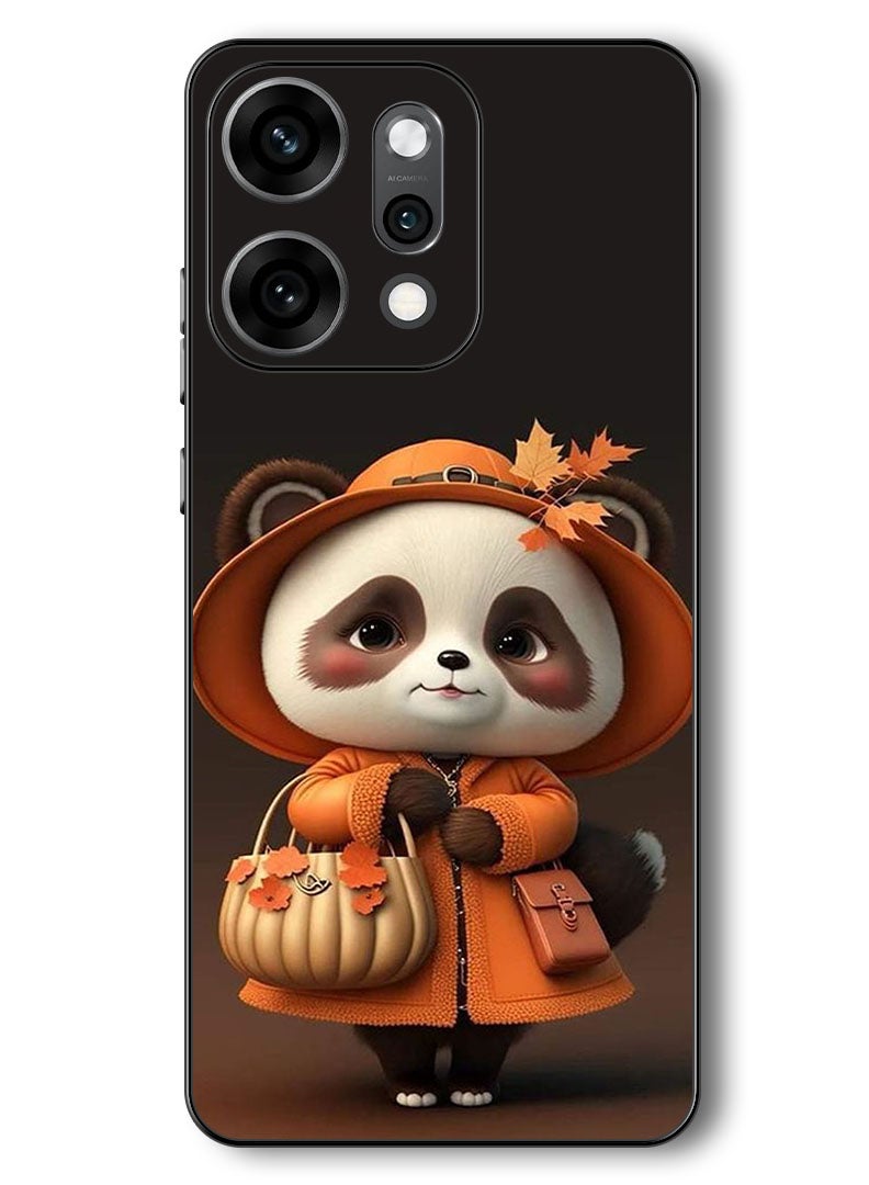 Theodor Case Compatible with Oppo Reno 14 Pro 6.83 Inch Protection Shockproof Bumper Cover Panda Lady - Image 1