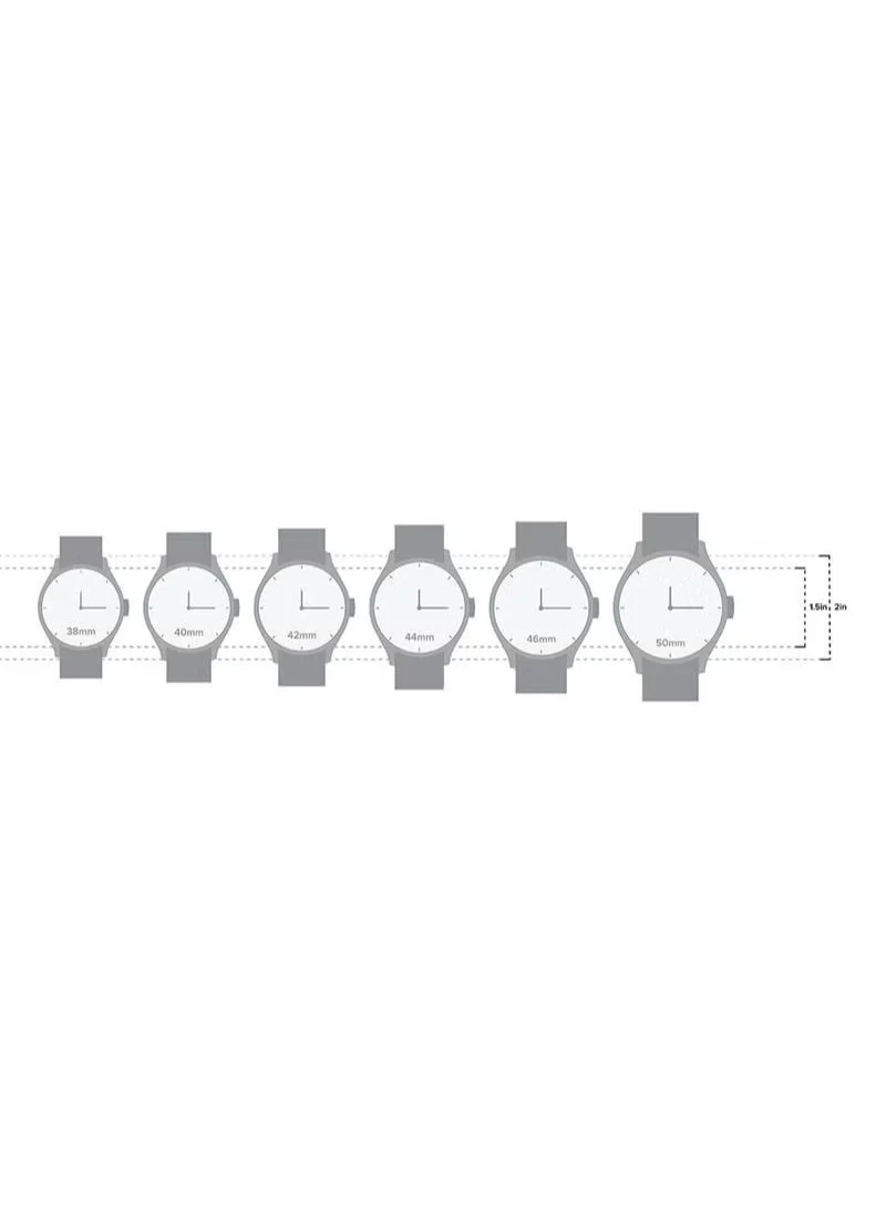 تمبرلاند Jennesst Round Shape Leather Band Chronograph Wrist Watch 44 mm