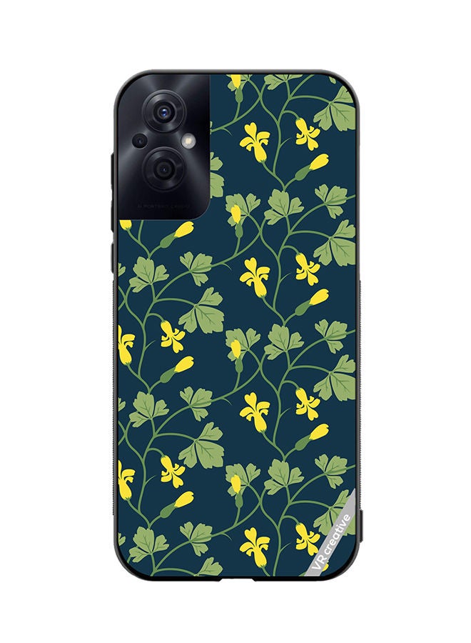 VR CREATIVE Protective Case Cover For Oppo Reno8 Z Flower Design Multicolour - Image 1