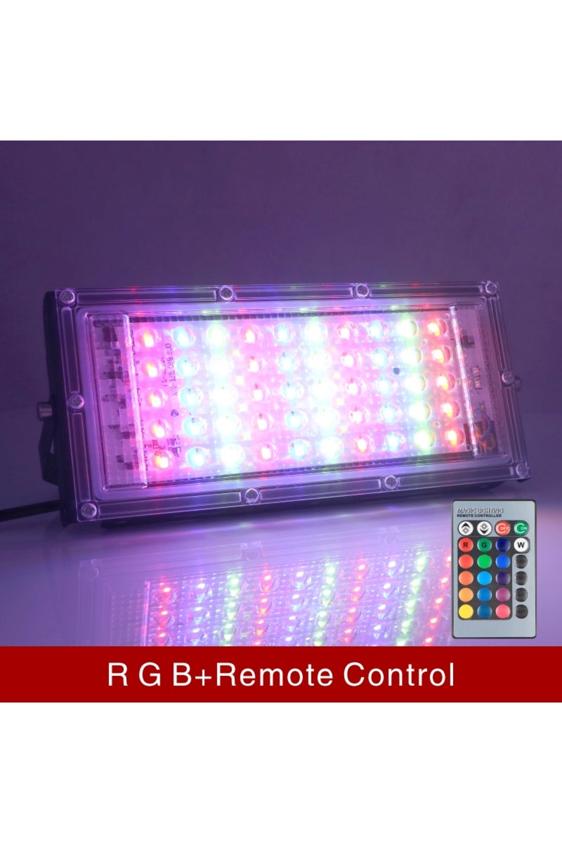 50W RGB Led Flood Light 50W 220V Outdoor Floodlight IP65 Waterproof LED Street Lamp Cold/Warm white