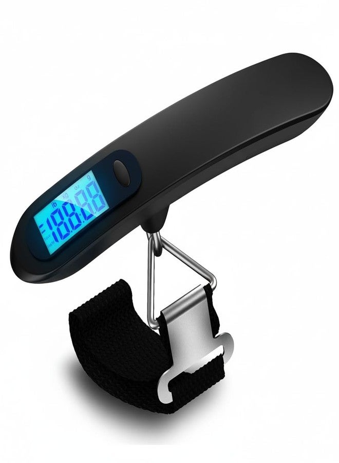 SNAPPSY Stainless Steel Portable Electronic Luggage Scale | 50kg Capacity Digital Scale for Hand Luggage Durable Steel Body and Green Display - Image 1
