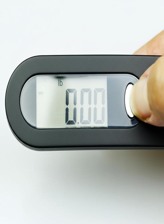 SNAPPSY Stainless Steel Portable Electronic Luggage Scale | 50kg Capacity Digital Scale for Hand Luggage Durable Steel Body and Green Display - Image 2