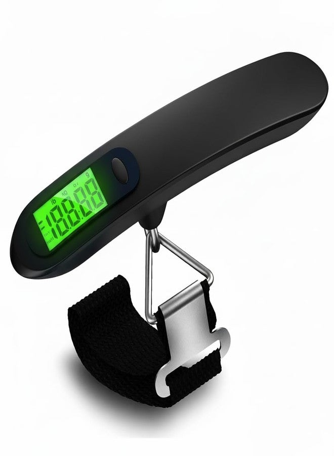 SNAPPSY Stainless Steel Portable Electronic Luggage Scale | 50kg Capacity Digital Scale for Hand Luggage Durable Steel Body and Green Display - Image 5
