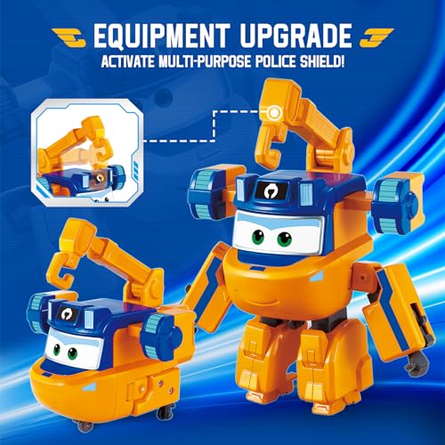 Super Wings Transformable Toys, 5 in Marty Airplane Transforming Figures, 2 in 1 Mode Rescue Bots Action Figure for 3-5 Year Old Boys Girls, Fun Plane Toys for Toddlers Kids Age 3 4 5 6 7 - Image 5