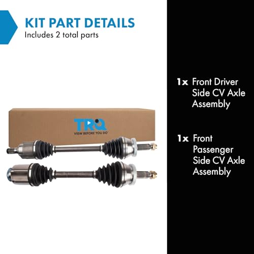 TRQ مجموعة تجميع عمود المحور CV الأمامي TRQ متوافقة مع هيونداي سانتا في سبورت 2013-2015 وكيا سورينتو 2014-2015 - Image 2