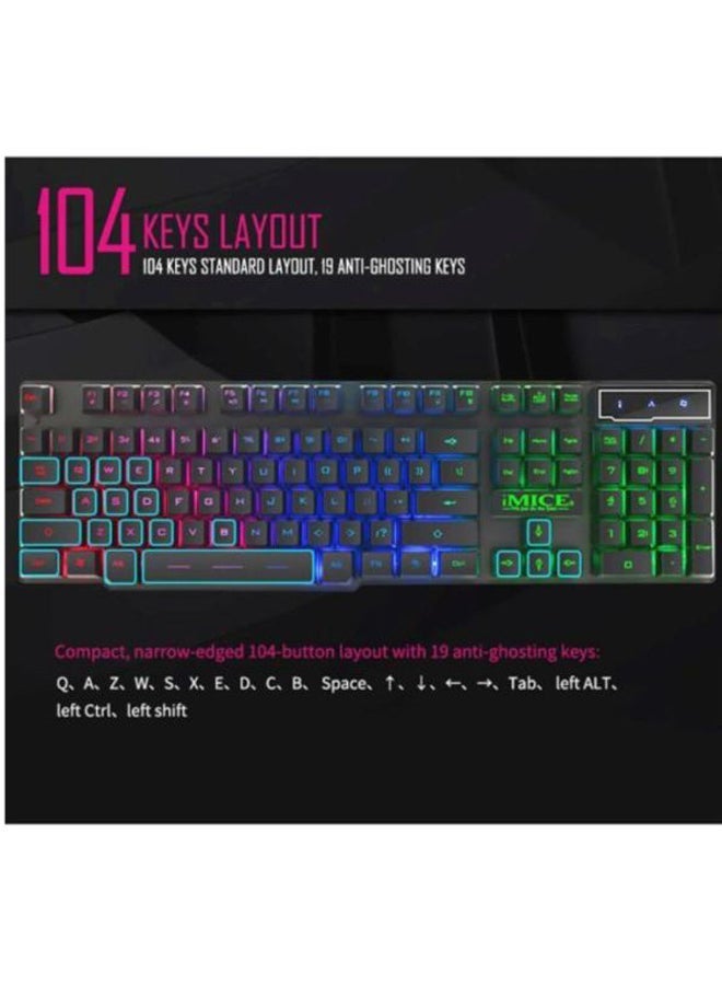 AK-600 Wired Backlit Gaming Keyboard - Image 3