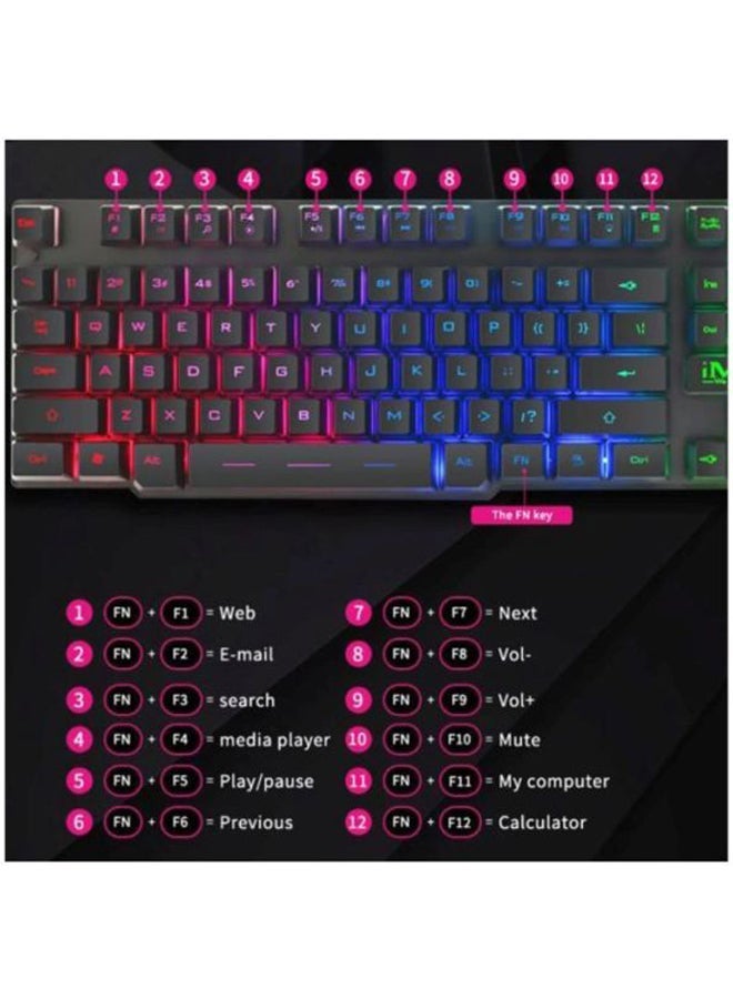 AK-600 Wired Backlit Gaming Keyboard - Image 4