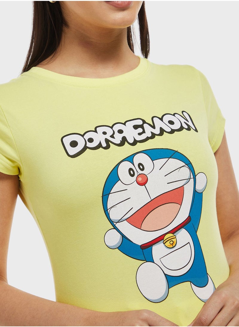 SP Characters - Crew Neck Graphic T-Shirt - Image 1