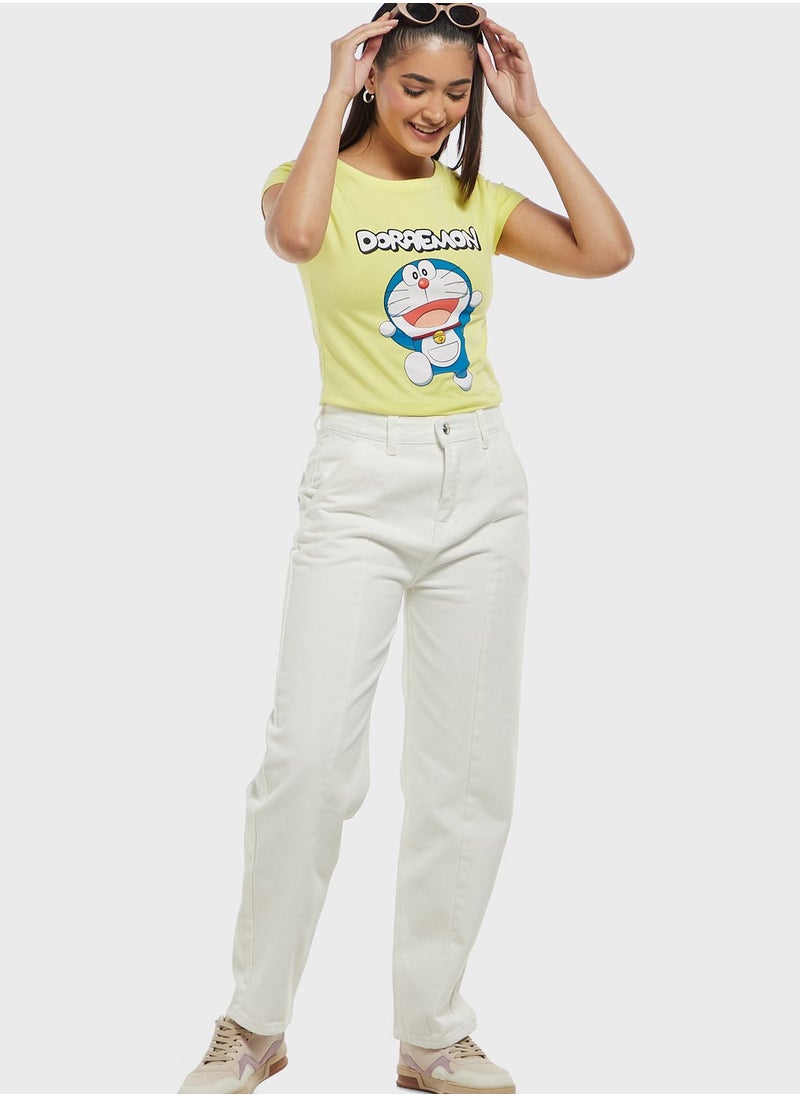 SP Characters - Crew Neck Graphic T-Shirt - Image 1