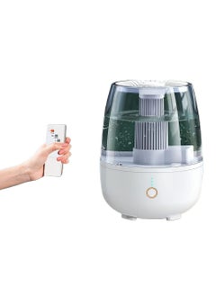Cool Mist Humidifier, 6.8L Adjustable Fog Automatic Shutdown Essential Oil Diffuser, Portable Ultrasonic Humidifier Mist Vaporizer, Quiet Large Capacity Air Atomizer For Home Office, (White)